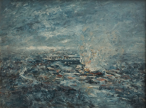 Oil refinery on river